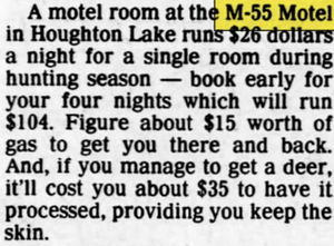 M-55 Motel - Nov 1985 Article (newer photo)